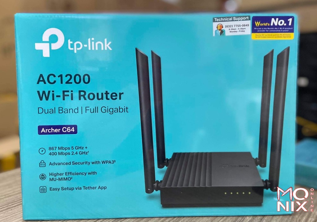 TP-LINK ARCHER C64 WiFi Router Full Gigabit, Computers & Tech, Parts ...