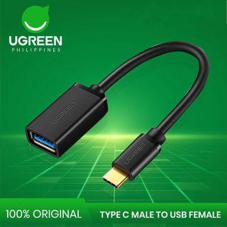UGREEN Original USB Type C Male to USB 3.0 A Female Cable Wire OTG Black