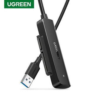 [with Freebie] Ugreen SATA Type C USB Converter USB 3.0 USB C to SATA Adapter for 2.5'' HDD/SSD External Hard Drive Disk 5Gbps SATA to USB Cable