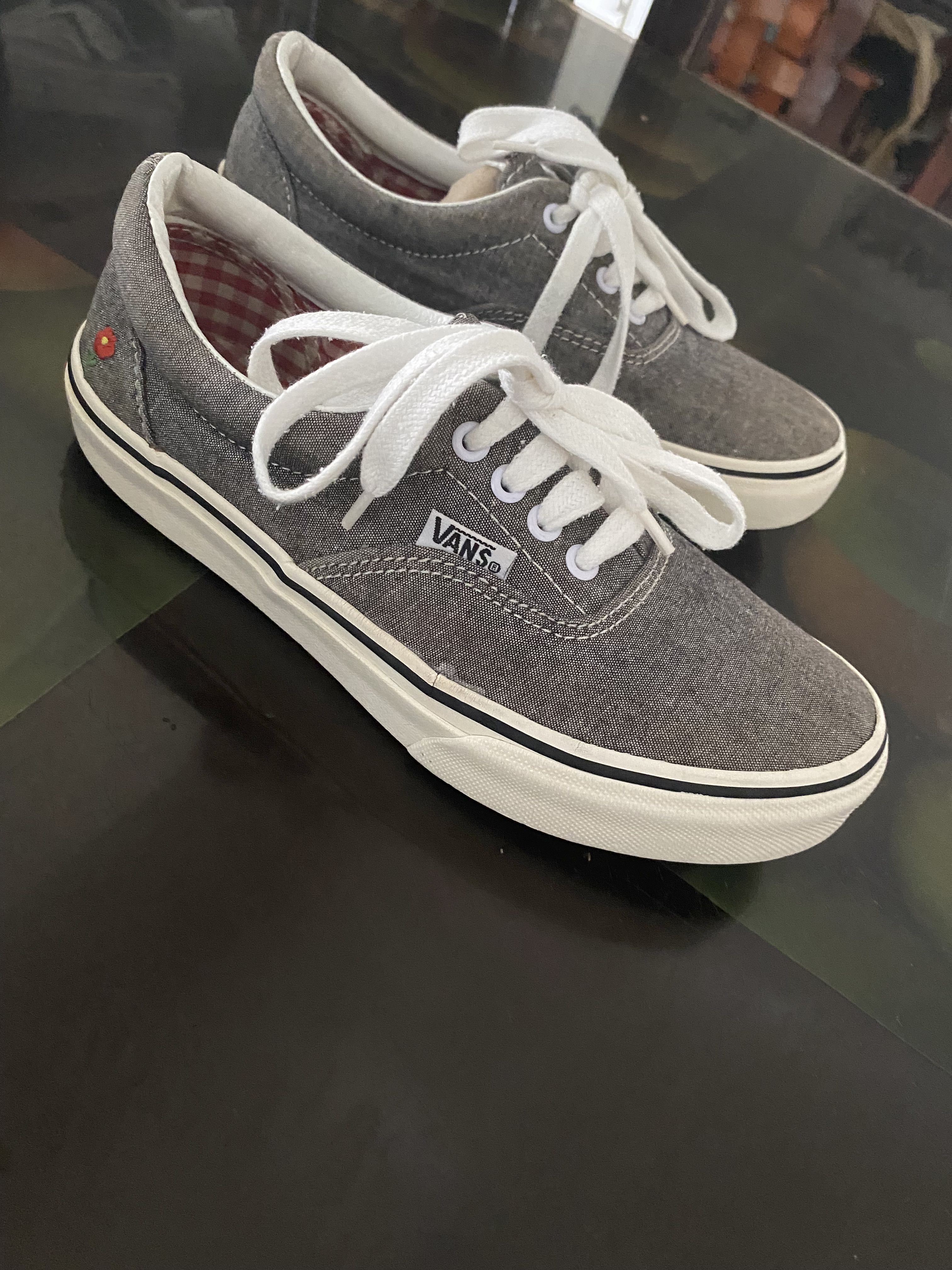 Gray vans for men clearance