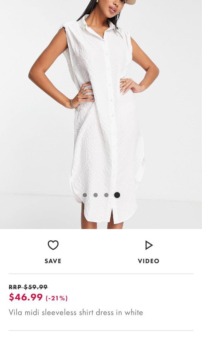 Vila white dress shop