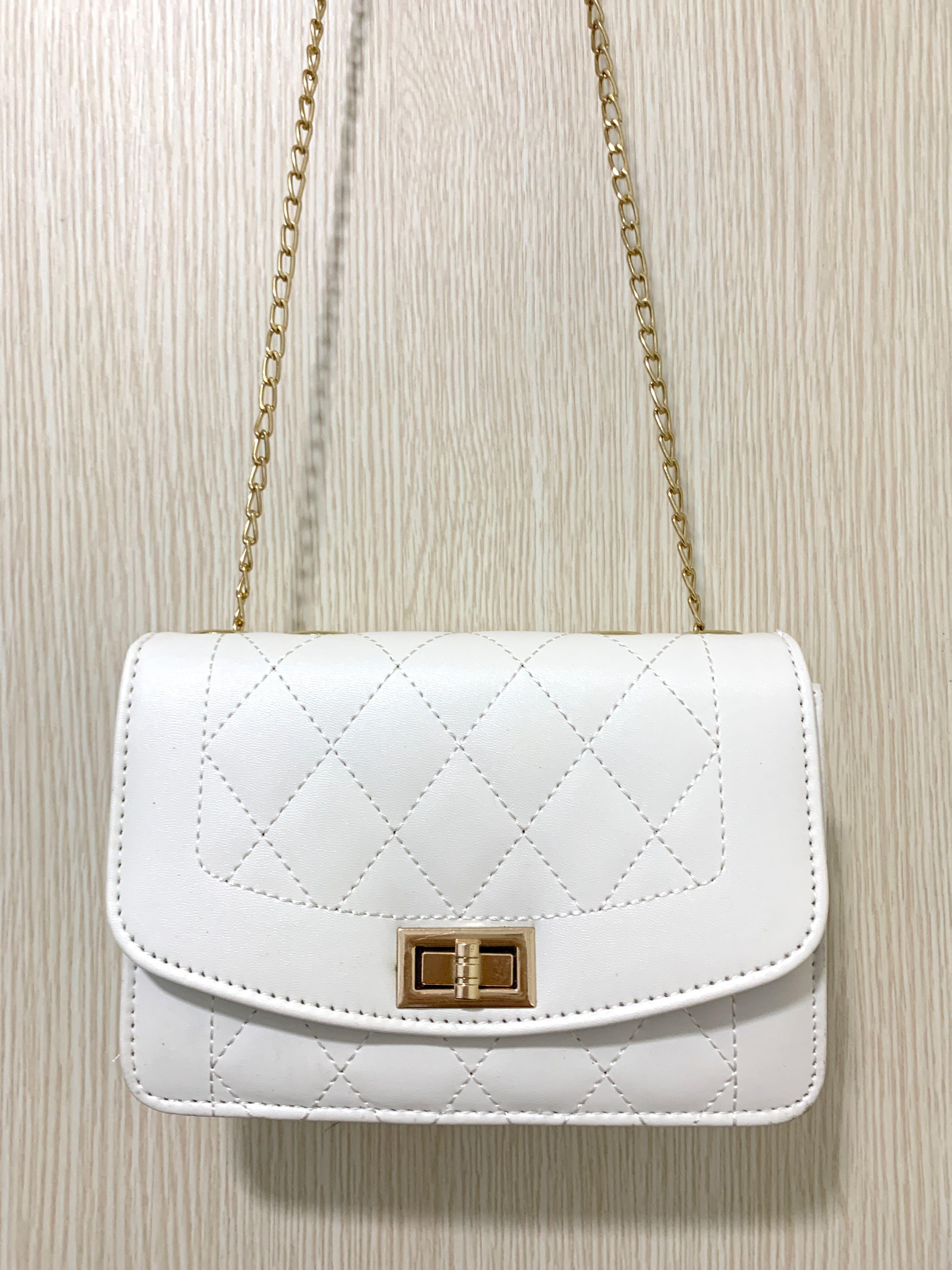 White outlet clutch handbag