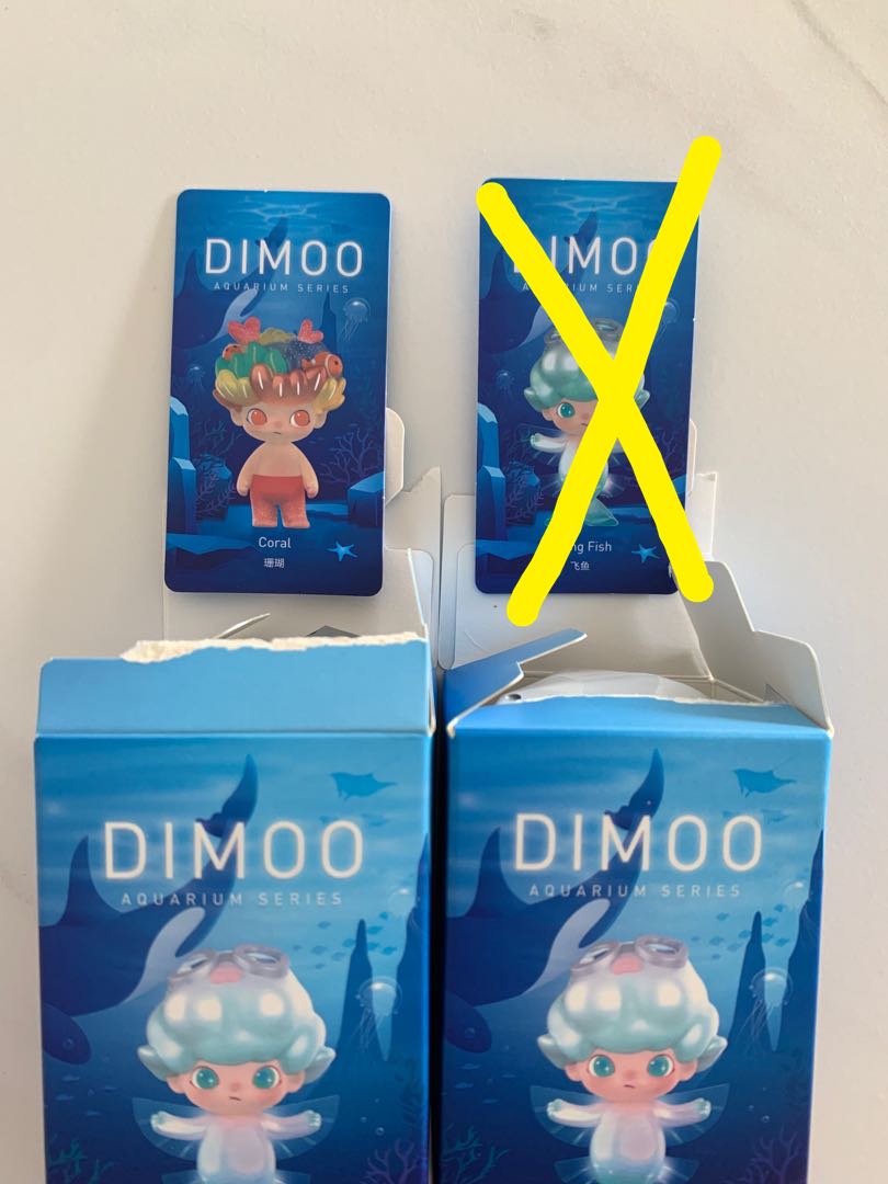 WTT/WTS Popmart Dimoo Aquarium Coral/Flying Fish, Hobbies & Toys, Toys ...