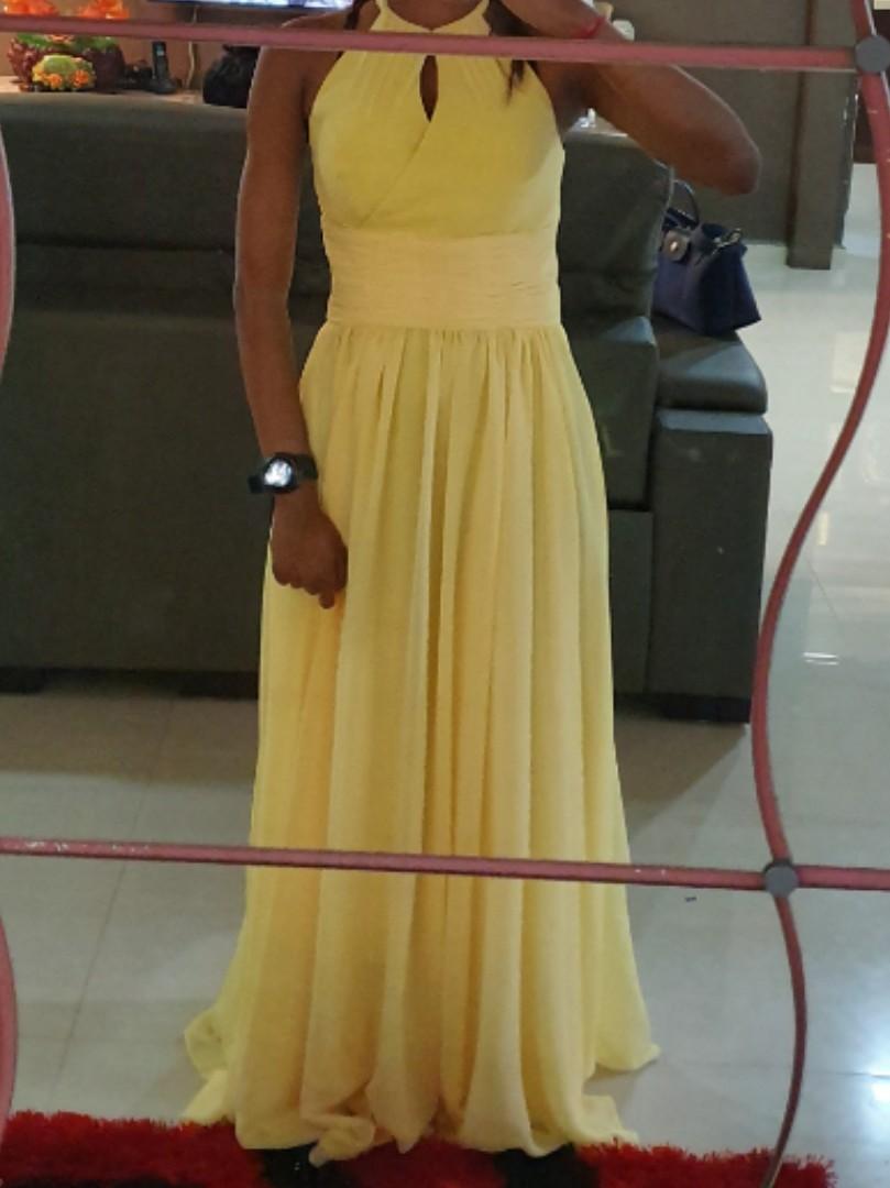 yellow bridesmaid