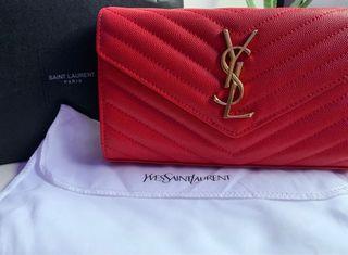 Y.S.L wallet with chain