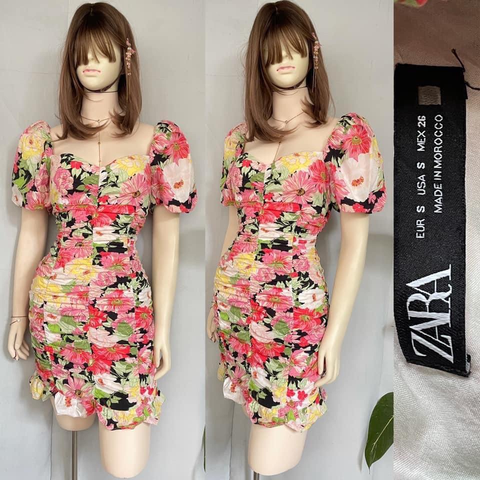 Zara Floral Puff Dress (Category: Dresses) located in Tagbilaran City. Submitted by yourfavethings (Listing ID 1115790049, Image 2). Description: .