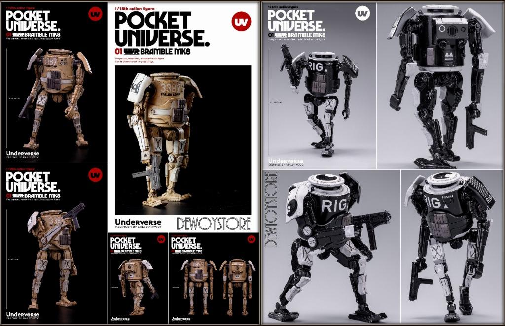 ⭐️<𝙇𝙤𝙬 𝙋𝙧𝙞𝙘𝙚 𝙂𝙪𝙖𝙧𝙖𝙣𝙩𝙚𝙚> [𝗣𝗿𝗲-𝗼𝗿𝗱𝗲𝗿] UNDERVERSE  Pocket Universe (by Ashley Wood) 1/18 Scale Action Figure - WWR BRAMBLE MK8  - 666 Corp / Rothchild