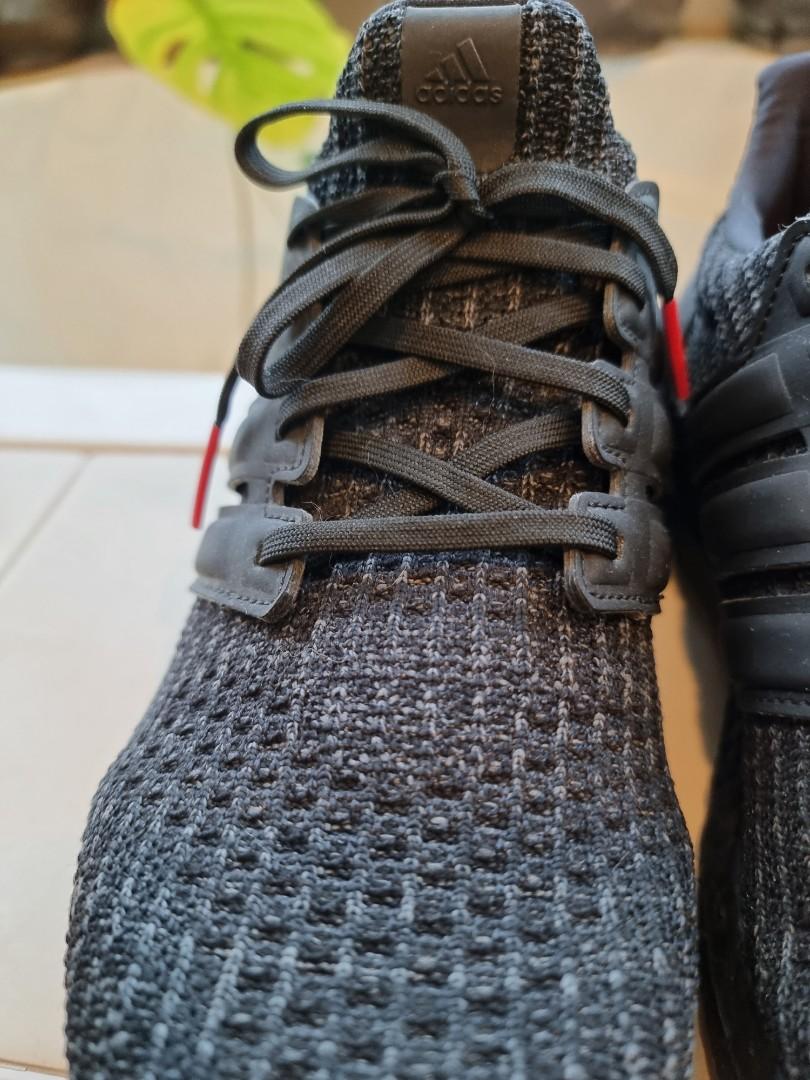Triple black ultra boost 4.0 red lace sales