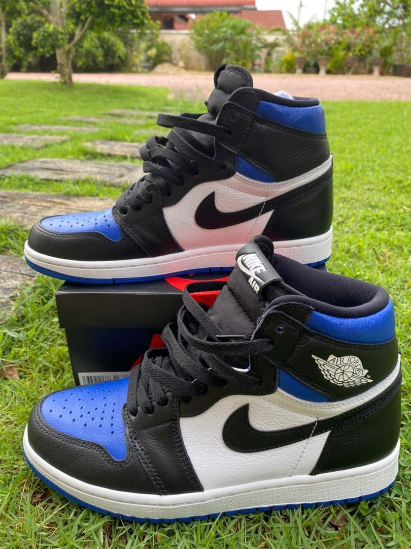 Nike air jordan 1 on sale retro high royal toe