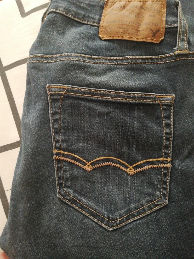 American Eagle jeans extreme flex (Category: Jeans) located in Mandaluyong City. Submitted by rvelasc (Listing ID 1115935526, Image 2). Description: American Eagle Extreme Flex skinny fit, US 28x30.