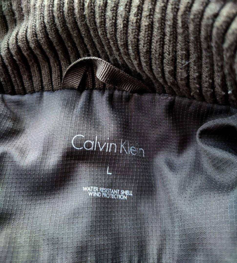 Calvin klein water sales resistant shell wind protection