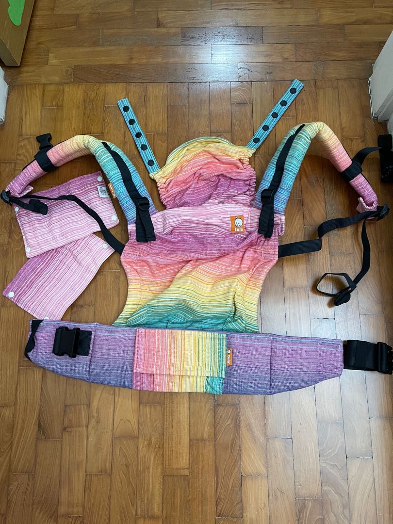 Baby Tula Free to Grow wrap conversion full Meeyoo Girasol Goldie