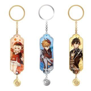 BN Instock Genshin Impact Metallic Keychain