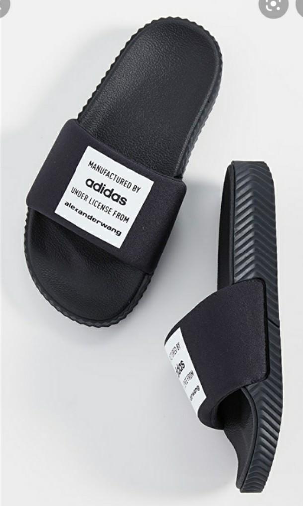 Alexander wang slides adidas store