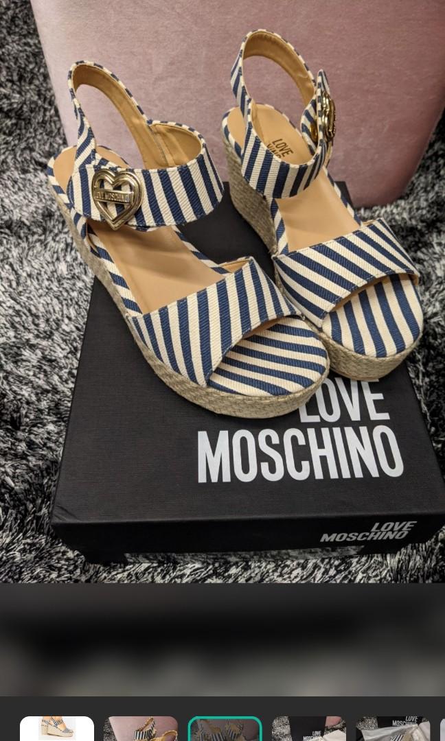 Love moschino wedges outlet