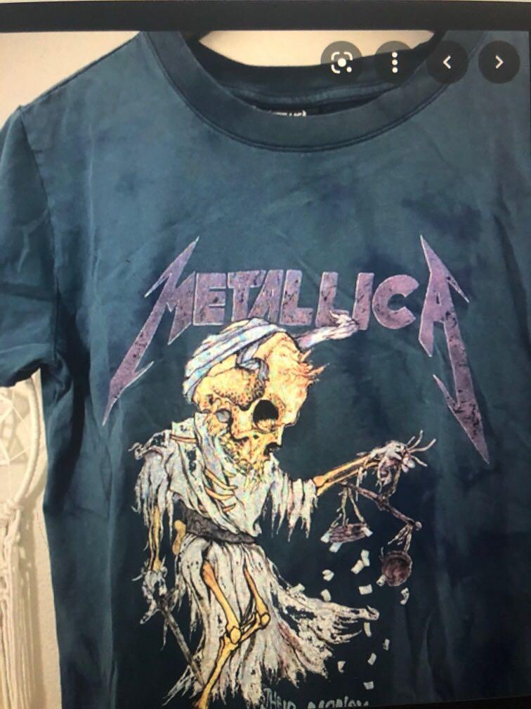 Metallica t shirt cotton on hotsell