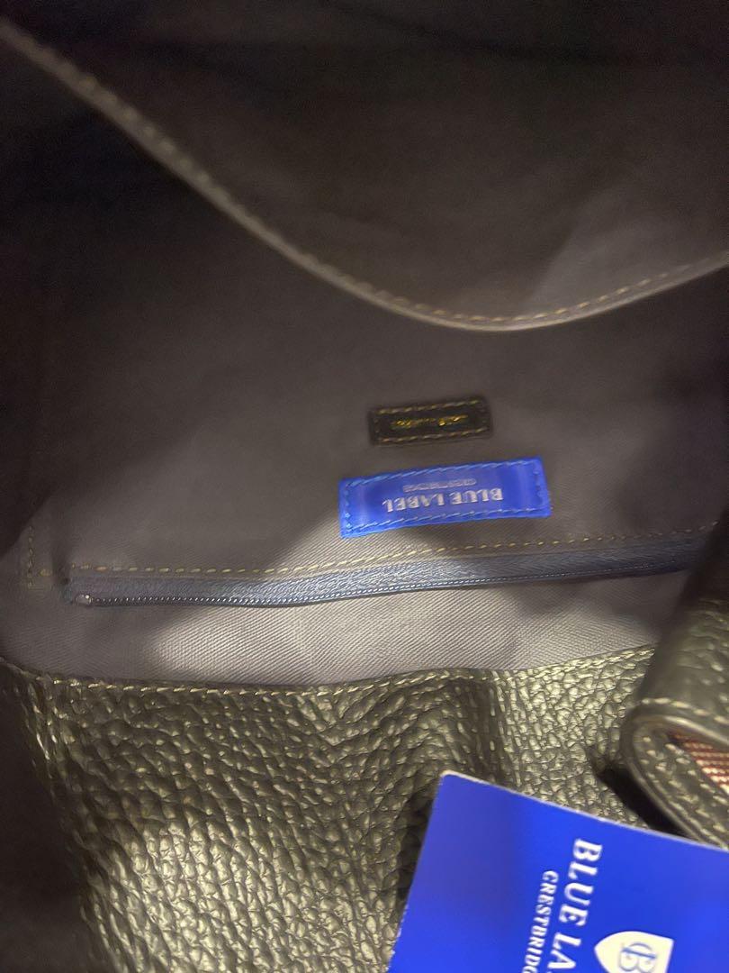 Brand New Blue Label Bucket Bag L size, Men's Fashion, Bags, Sling Bags