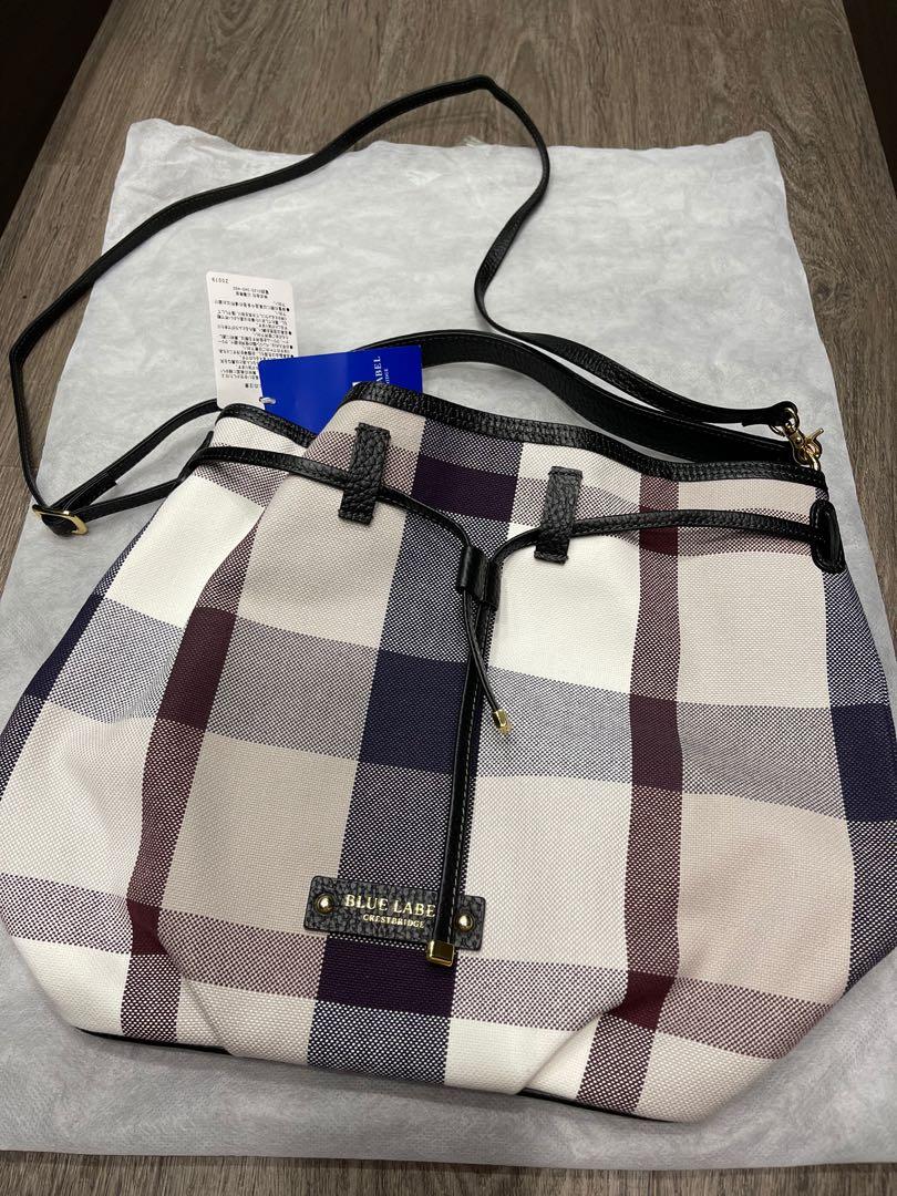 Brand New Blue Label Bucket Bag L size, Men's Fashion, Bags, Sling Bags