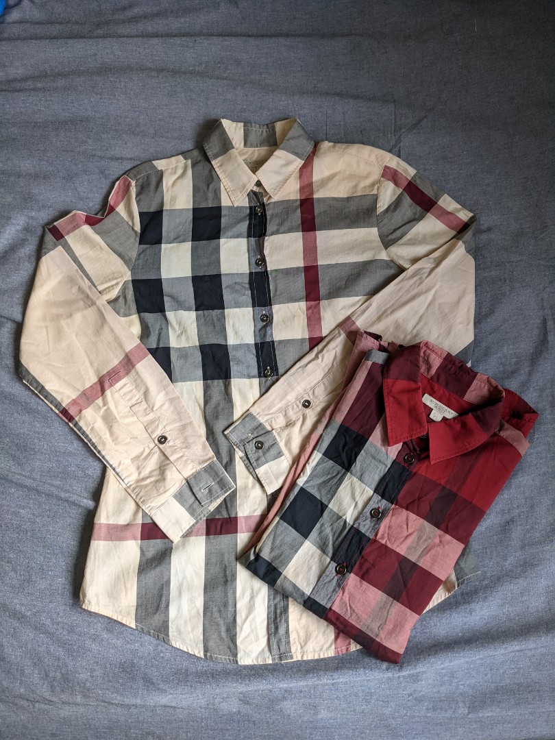 Burberry Brit Flannel Luxury Apparel on Carousell