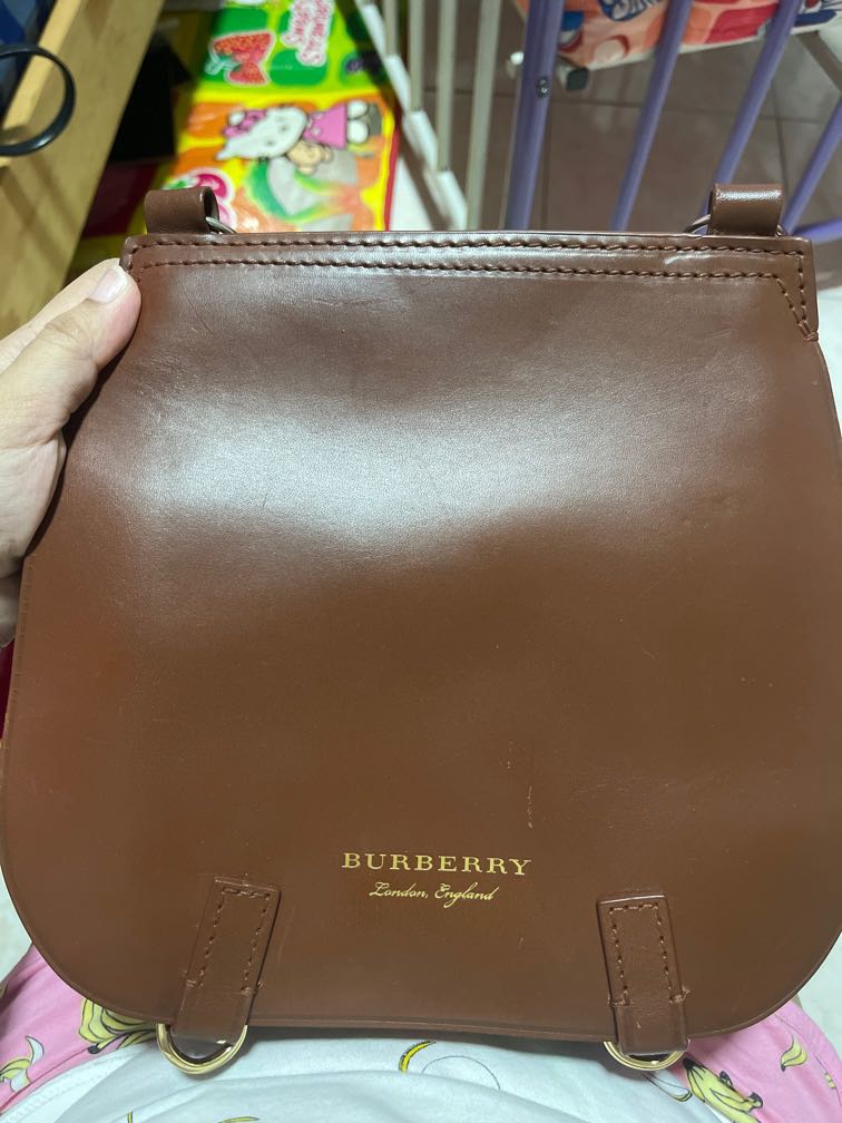 Burberry online saddle bag
