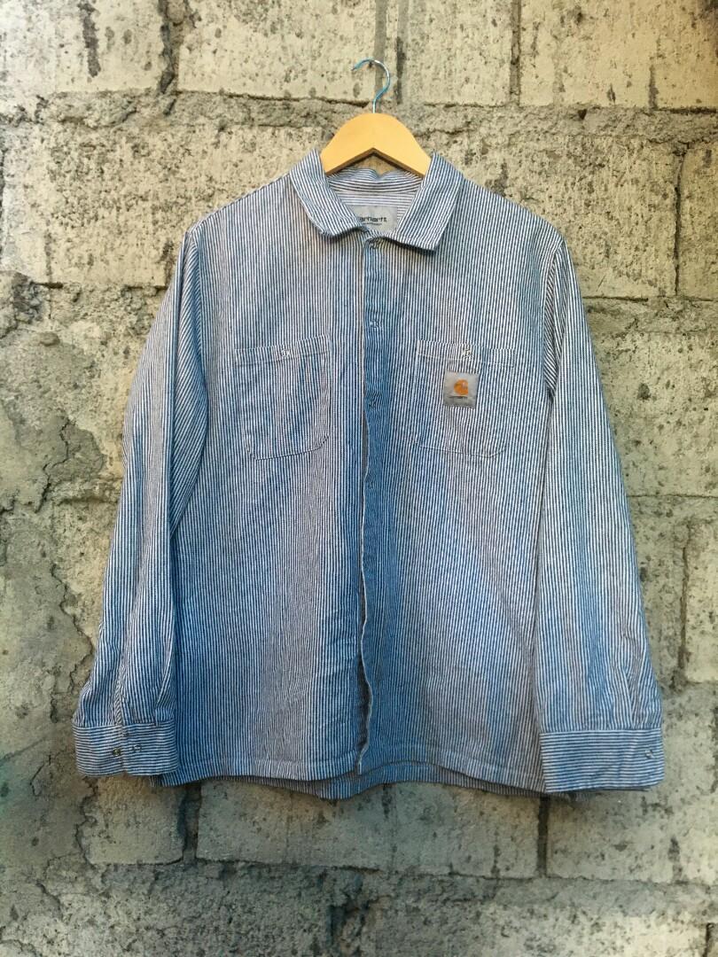 Carhartt polo deals long sleeve