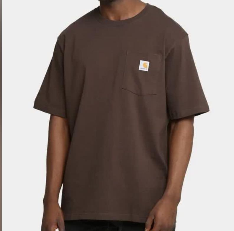 Carhartt Tee dark brown original loose 