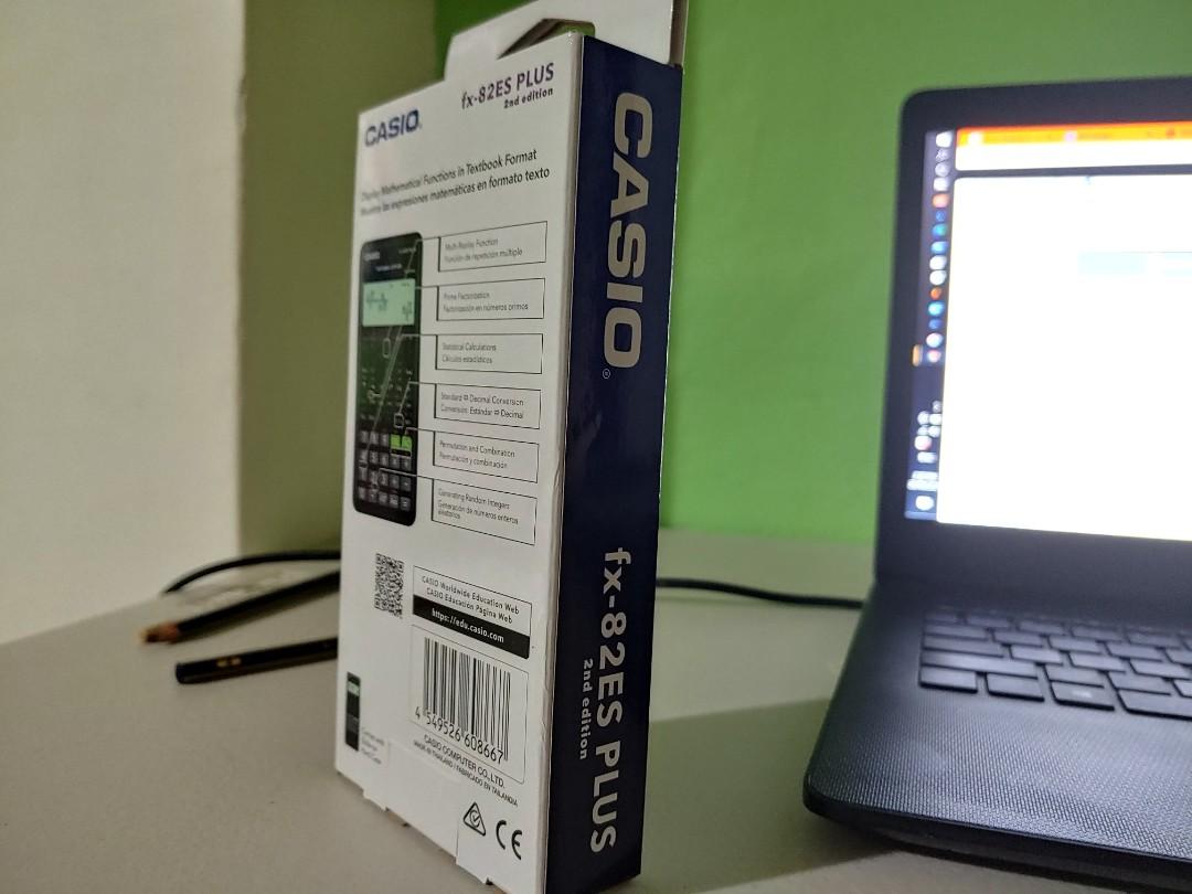 Casio scientific calculator fx82ES Plus, Computers & Tech, Office