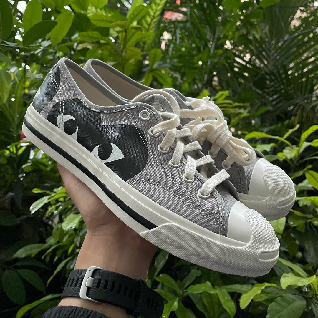 Øst Timor Historiker spise CDG Play x Converse Jack Purcell, Men's Fashion, Footwear, Sneakers on  Carousell