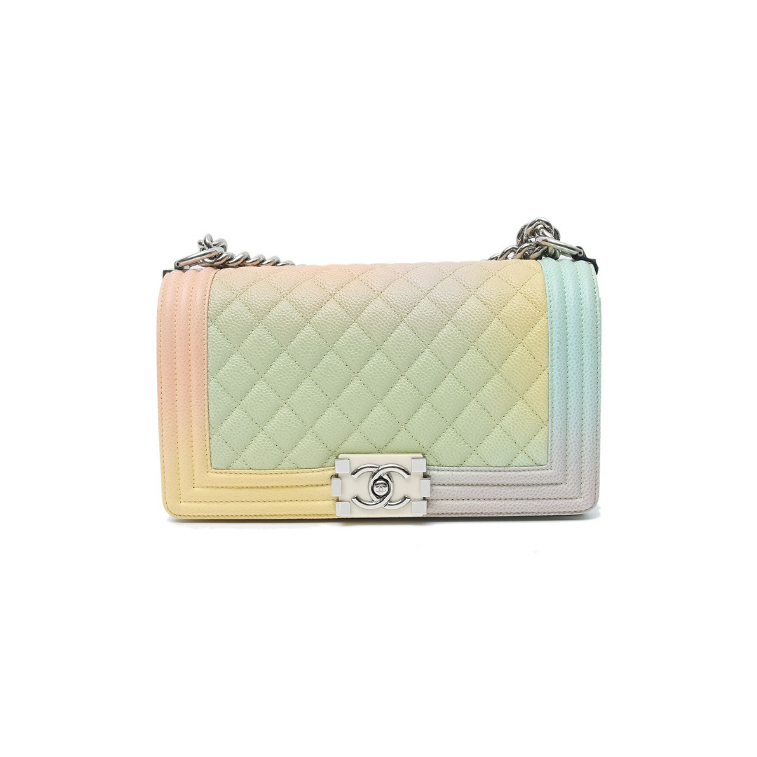 Chanel Rainbow Leboy, Women's Fashion, Bags & Wallets, Purses & Pouches on  Carousell