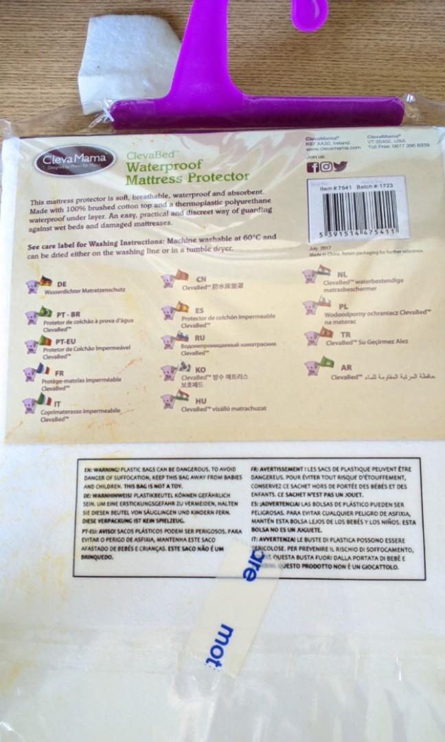 Clevabed waterproof mattress protector sales