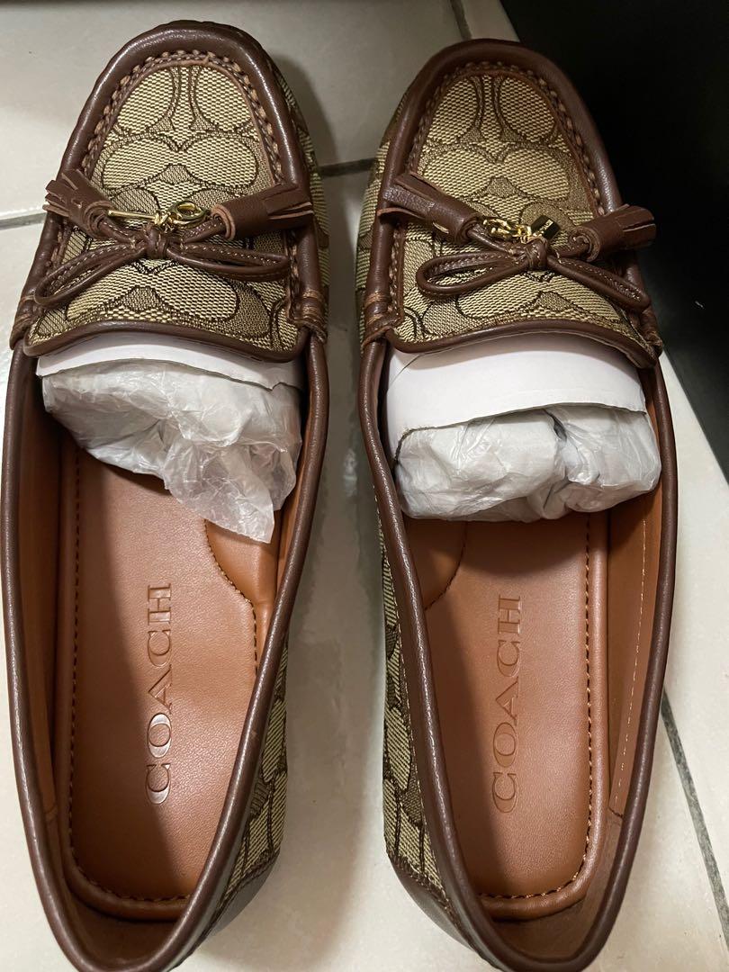 COACH moira jacquard loafer
