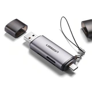 COD! UGREEN Type-C USB A + Micro SD Card Reader CM184 50706
