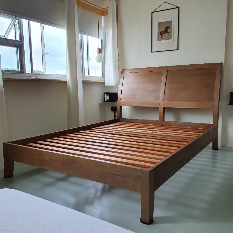 crate and barrel platform bed queen