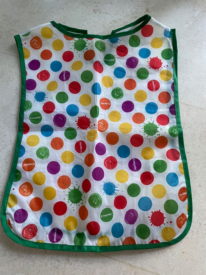 Crayola Art Smock for toddlers, Babies & Kids, Babies & Kids Fashion on