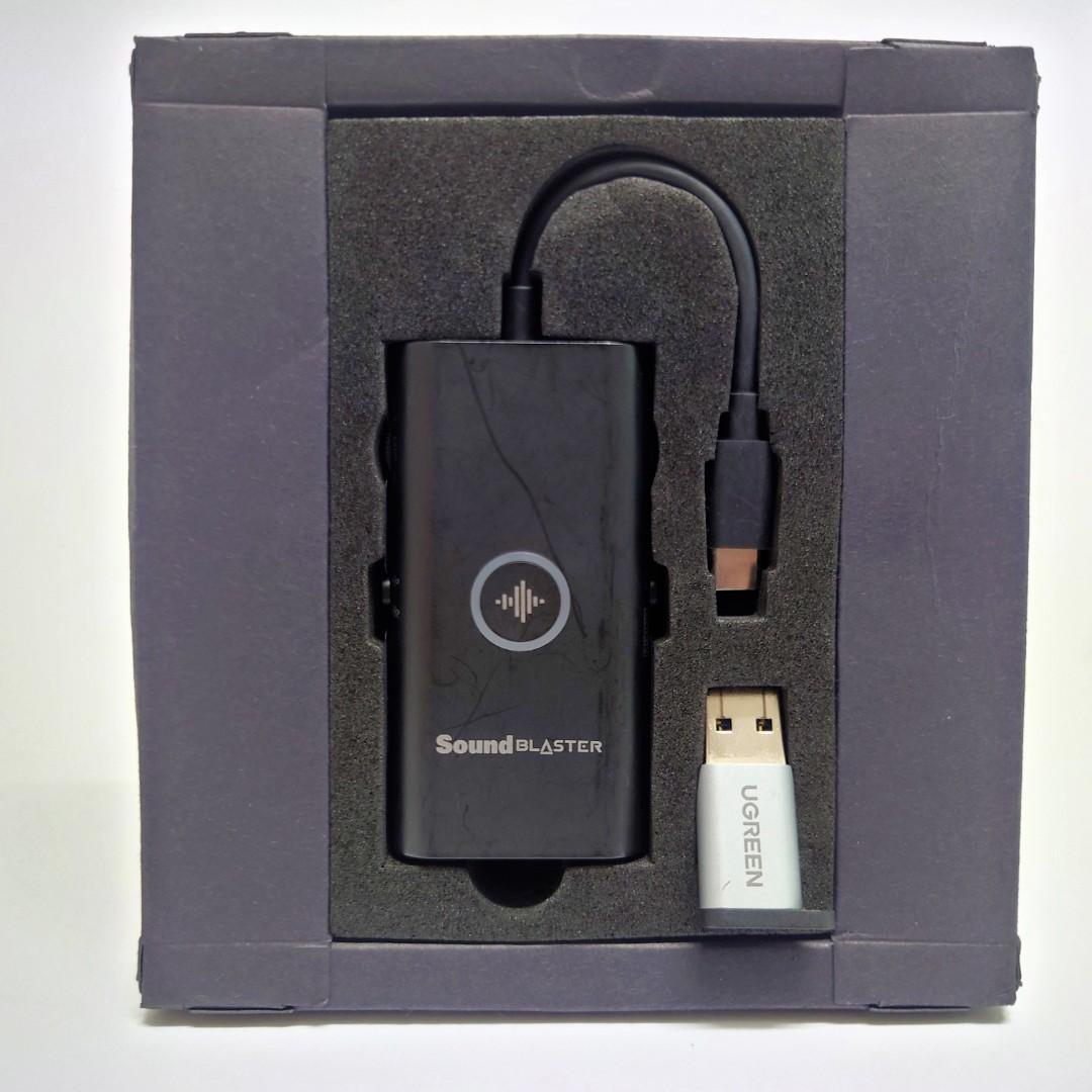 Creative Sound Blaster G3 external DAC & AMP soundcard (USBC & USBA