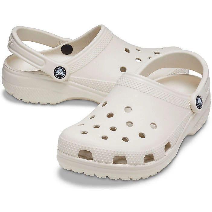 Crocs Classic Clogs - Stucco, Men's Fashion, Footwear, Flipflops and ...