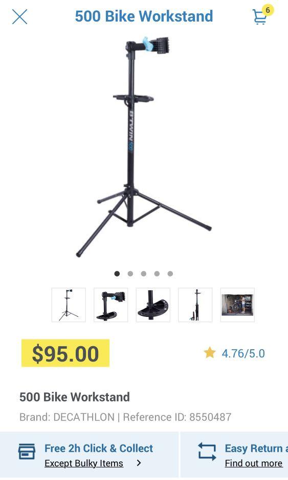 Decathlon 500 Bike Workstand, Sports 