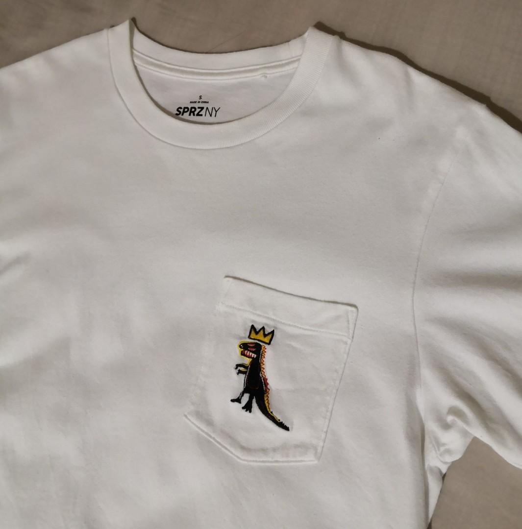 Dinosaur pocket t shirt, Men's Fashion 