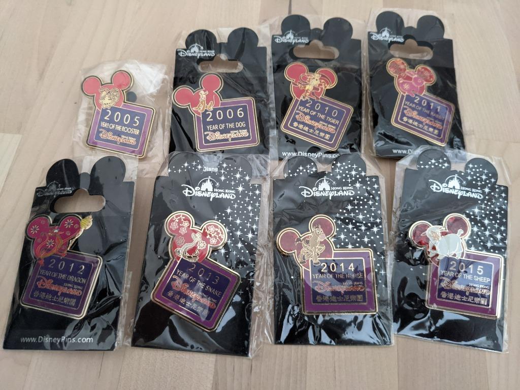 Disney Pin 迪士尼徽章 農曆新年生肖 興趣及遊戲 玩具 遊戲類 Carousell