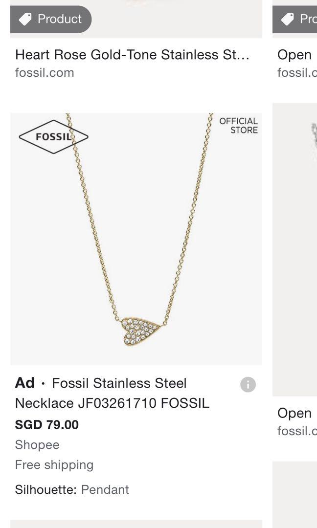 Fossil official store 2025 shopee