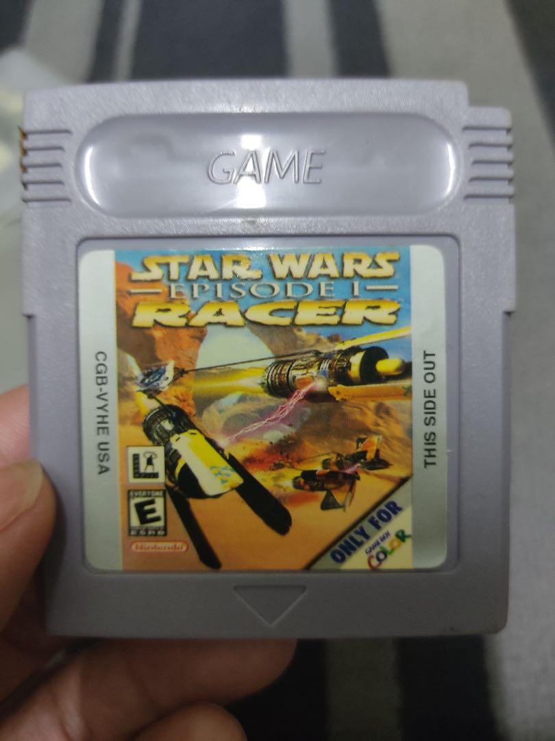 Gameboy color star wars episode 1 racer, Video Gaming, Video Games ...