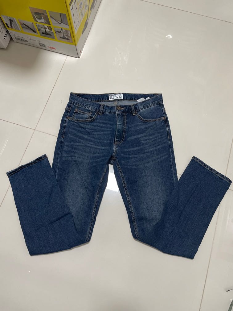 GIORDANO BLUES Denim Jeans, Men's 