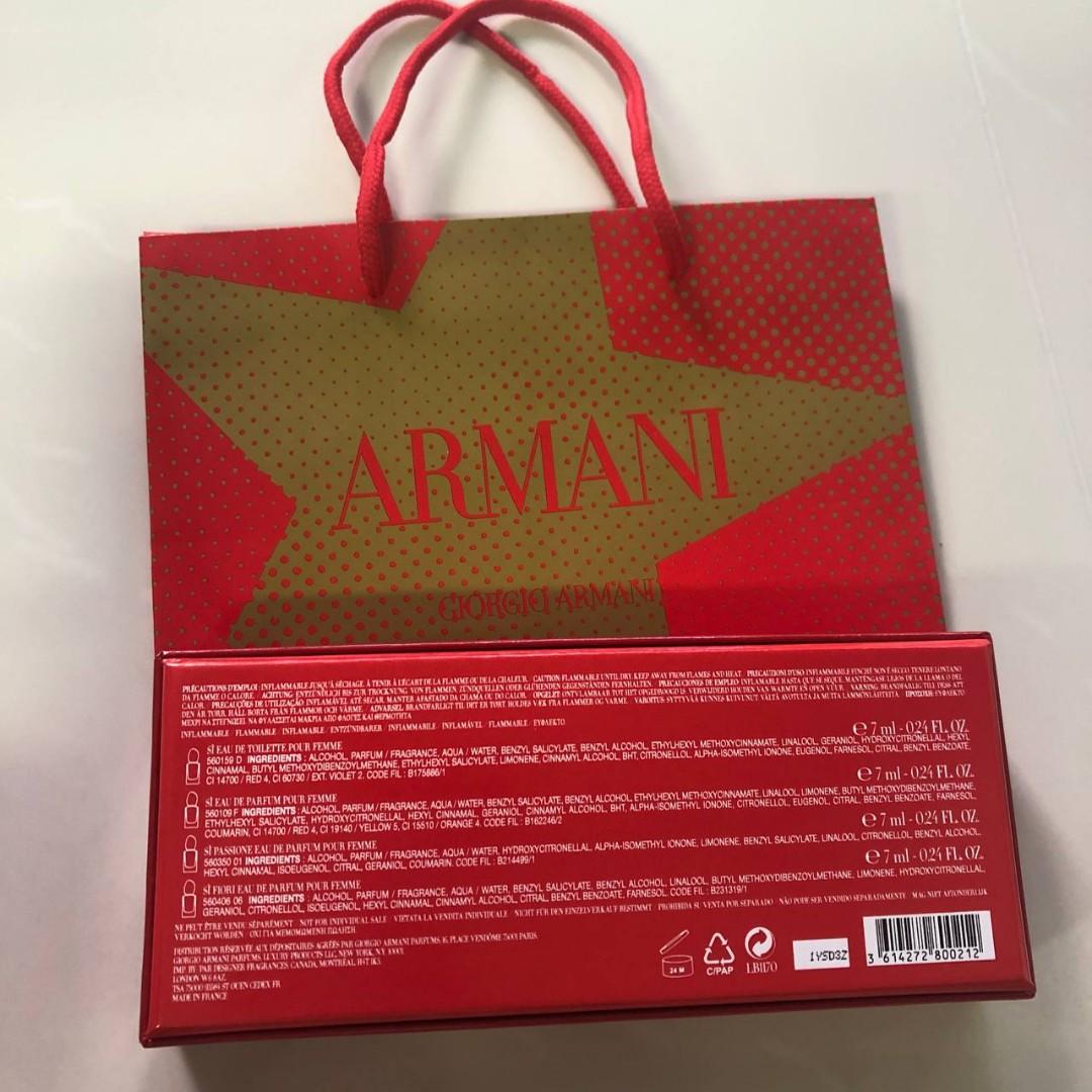 c armani red