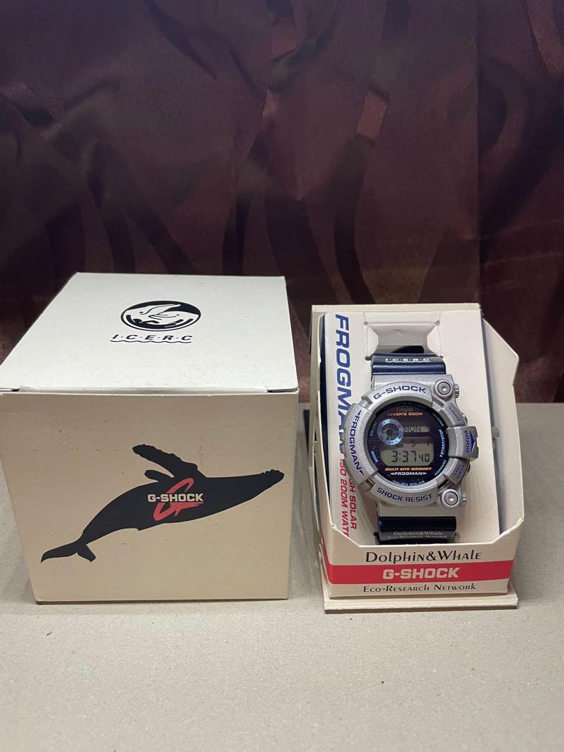 G-shock Gw-200k-2jr Frogman Whale Navy Silver Icerc.