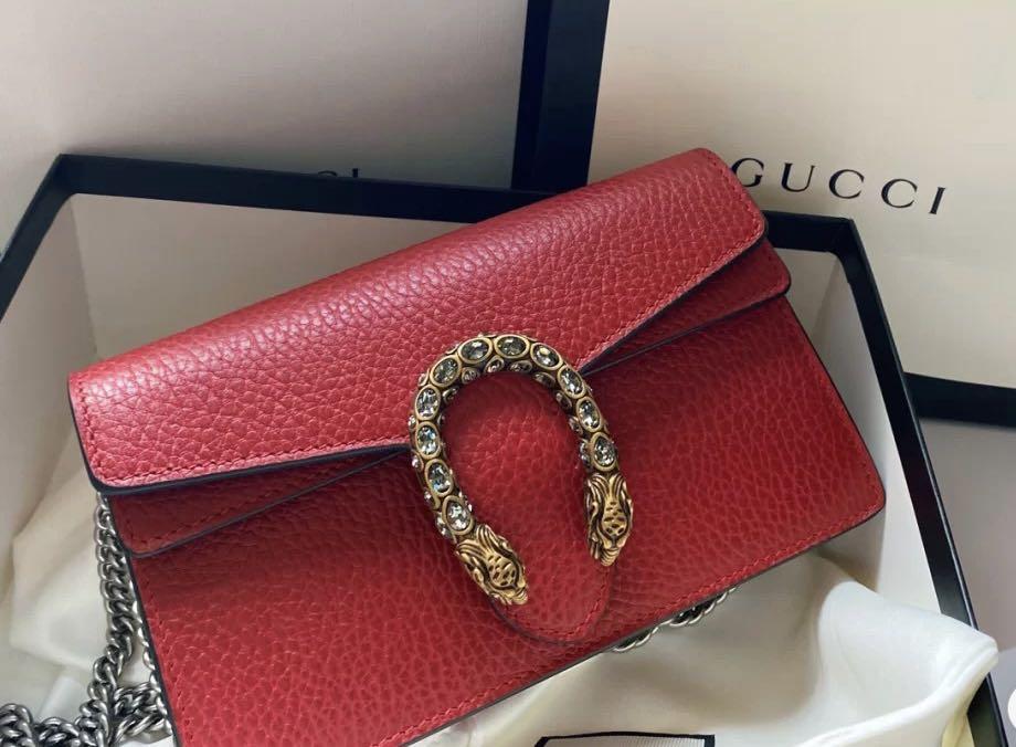 Red gucci on sale dionysus bag