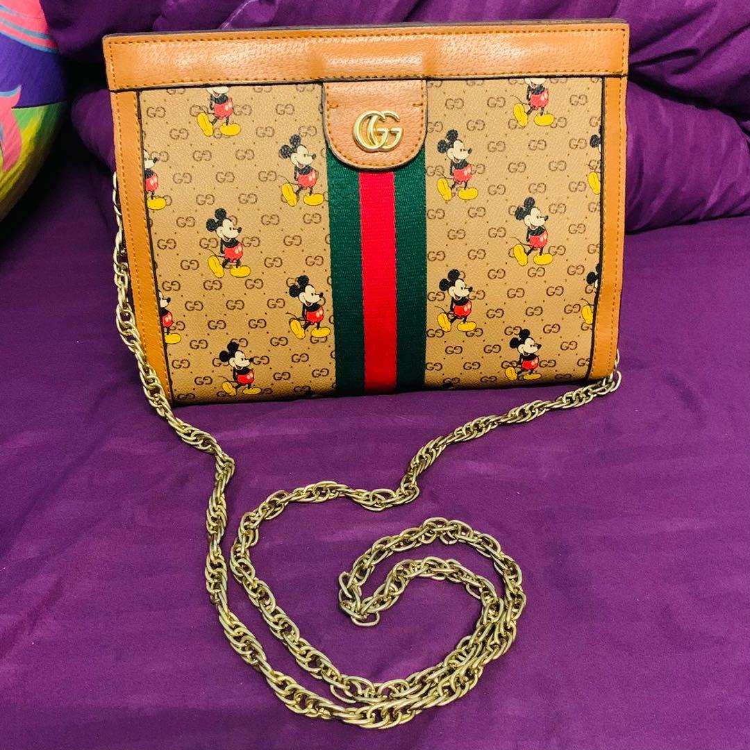 sell4me Gucci florence made in italy Mickey Mouse version #Fasterlorh,  Women's Fashion, Bags & Wallets, Purses & Pouches on Carousell