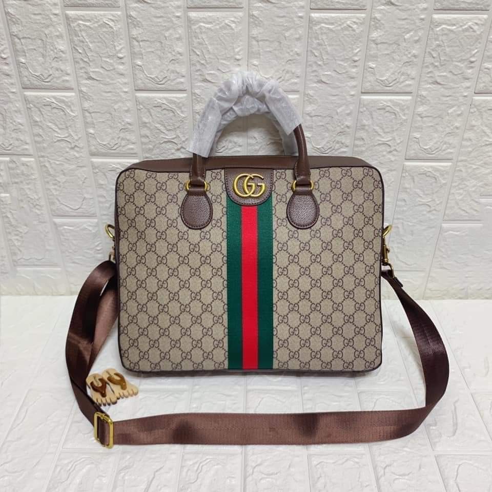 Gucci laptop bag, Men's Fashion, Bags, Briefcases on Carousell