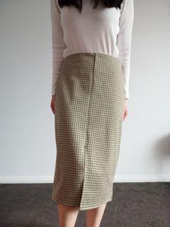 H&M Bodycon Patterned Skirt