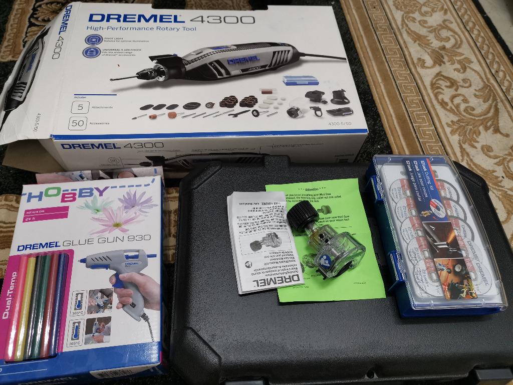 Huge Value Tools Lot, includes Dremel 4300 Full Set Rotary Tool