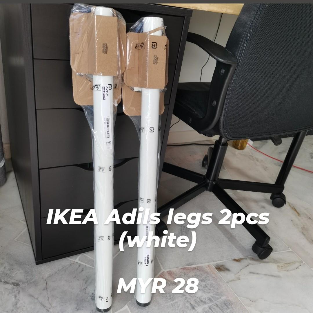 ADILS leg, white - IKEA